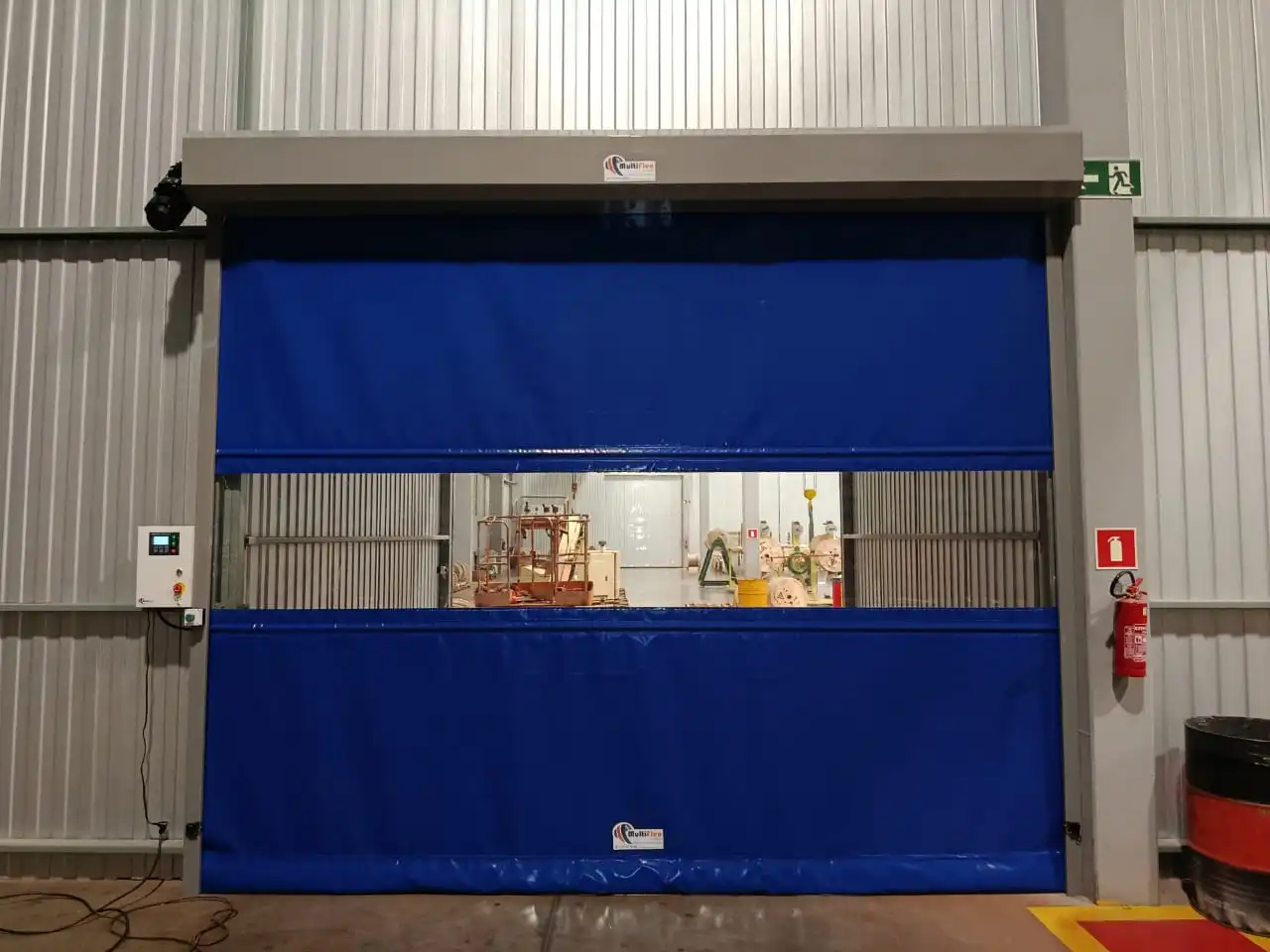 Porta de Enrolar PVC Automática
